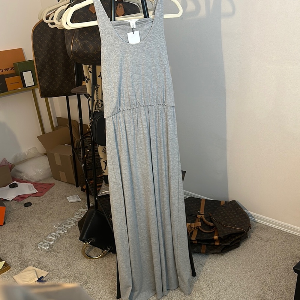 Gray Maxi Dress